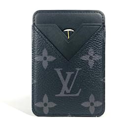 Louis Vuitton-Louis Vuitton Monogram Eclipse Card Case-Black