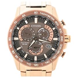 Citizens of Humanity-Citizen Eco-Drive Brown Quartz Wristwatch-Other
