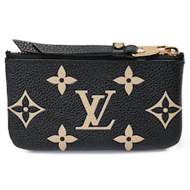 Louis Vuitton-Louis Vuitton Monogram Empreinte Coin Purse-Black,Beige