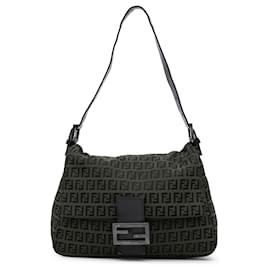 Fendi-Fendi Rouge Zucchino Toile Mamma Pour Toujours-Rouge,Bordeaux