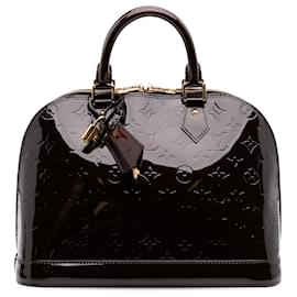Louis Vuitton-Louis Vuitton Purple Monogram Vernis Alma PM-Purple