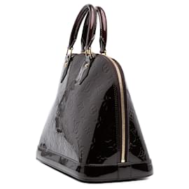 Louis Vuitton-Louis Vuitton Purple Monogram Vernis Alma PM-Purple