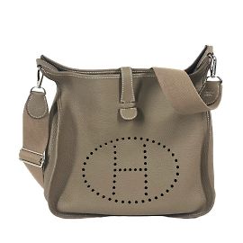 Hermès Bolsa Hermes Evelyn 3 GM Bege Taupe
