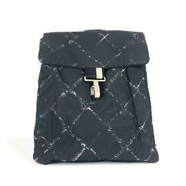 Chanel Old Travel Line Backpack Black