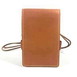 Louis Vuitton-Louis Vuitton Nomade Leather Card Case-Brown
