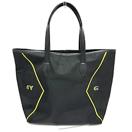 Givenchy-Givenchy Logo Shoulder Bag Tote-Black,Yellow