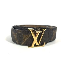 Louis Vuitton Monogram Reverse Santur Gürtel Braun Beige