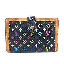 Portefeuille bi-fold Monogram Multicolore Louis Vuitton Noir