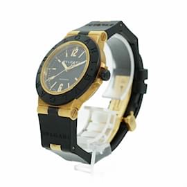 Bulgari-Bvlgari Diagono Aluminium AL38G Brown Dial Watch for Men-Other