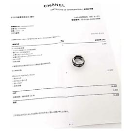 Chanel-Chanel Ultra Collection Band Ring-Black,Golden
