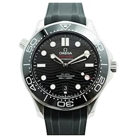 Omega-Omega Seamaster Black Dial Men's Watch-Other