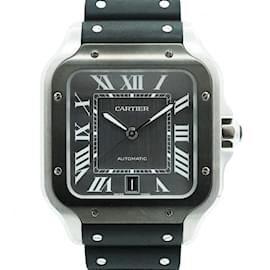 Cartier-Cartier Santos WSSA0037 Grey Dial Men's Watch-Other