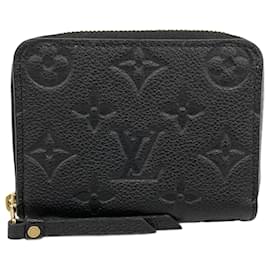 Louis Vuitton-Louis Vuitton Monogram Empreinte Zippy Purse-Black