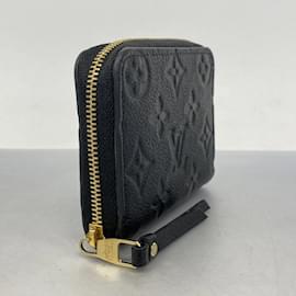 Louis Vuitton-Louis Vuitton Monogram Empreinte Zippy Purse-Black