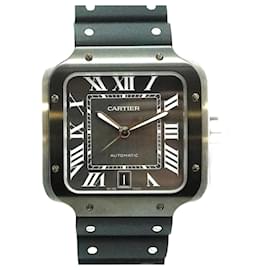 Cartier-Cartier Santos WSSA0037 Grey Dial Men's Watch-Other