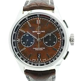 Breitling-Breitling Premier AB0118 Brown Dial Watch for Men-Other