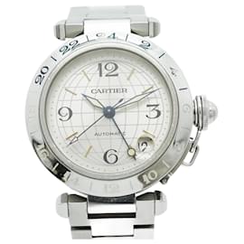 Cartier-Cartier Pasha C W31029M7 Silver Dial Watch for Men-Other