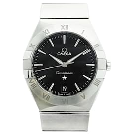 Omega-Omega Constellation Black Dial Men's Wristwatch-Other