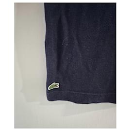 Lacoste-Navy blue short sleeve Lacoste polo size 14 years-Navy blue