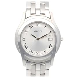 Gucci-Gucci Stainless Steel 5500M Quartz Men's Wristwatch-Other
