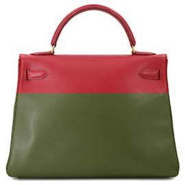 Hermès-Hermès Kelly 32-Rouge