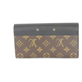 Louis Vuitton-Louis Vuitton Portefeuille Pallas Long Wallet-Brown