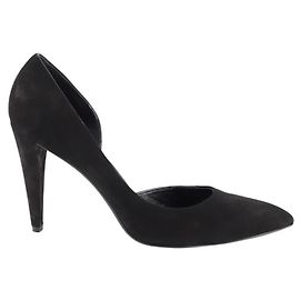 Michel Vivien Black leather heels Black