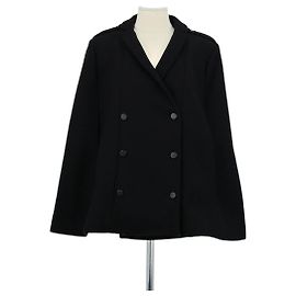 Bash Poncho de lana negro Negro