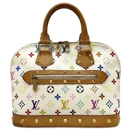 Louis Vuitton-Louis Vuitton Alma Handbag-White