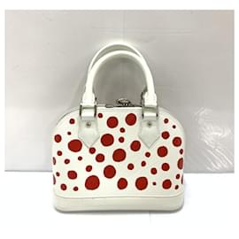 Louis Vuitton-Louis Vuitton Yayoi Kusama Alma BB Handbag-White