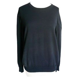 LOUIS VUITTON UNIFORMES Petit pull coton léger marine TM/ 46 Bleu Marine