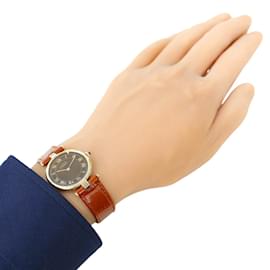 Cartier-Cartier Must Vermeil Quartz Wristwatch-Brown