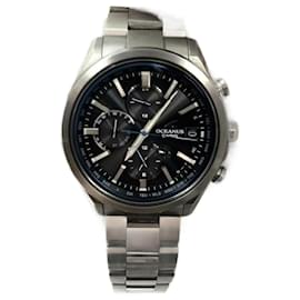 Autre Marque-Casio Oceanus Solar Watch OCW-T4000-1AJF-Silvery