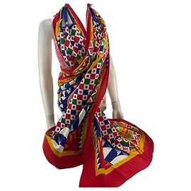 Incredibile grande scialle Dolce & Gabbana Multicolore