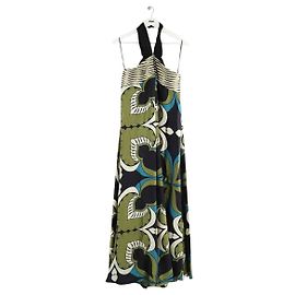 Kenzo Vestido de seda Multicolor