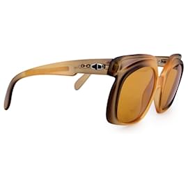 Dior-Christian Vintage Sunglasses 2009 368 Orange Lens 52/22 135mm-Yellow