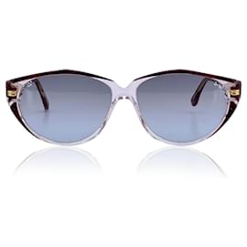 Givenchy-Vintage Clear and Red Sunglasses G 017 57/13 135mm-Red