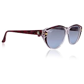 Givenchy-Vintage Clear and Red Sunglasses G 017 57/13 135mm-Red