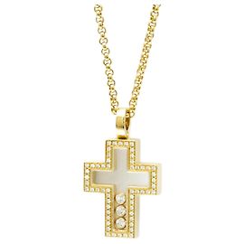 Collana Croce Happy Diamond di Chopard D'oro