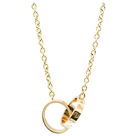Colar com pingente Cartier Baby Love Dourado