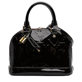 Louis Vuitton-Louis Vuitton Purple Monogram Vernis Alma BB-Purple