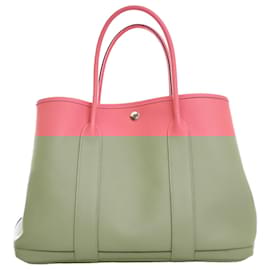 Hermès-Hermès Sac de Jardin Epsom Rose 36-Rose