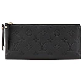 Louis Vuitton-Louis Vuitton Black Monogram Empreinte Adele Wallet-Black