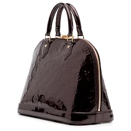 Louis Vuitton-Louis Vuitton Purple Monogram Vernis Alma PM-Purple