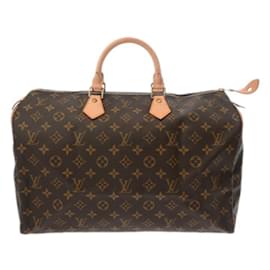 Louis Vuitton-Louis Vuitton Monogram Speedy 40 Handbag-Brown,Monogram