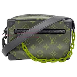 Louis Vuitton-Sac à bandoulière Mini Soft Trunk Monogram Solar Ray de Louis Vuitton-Marron,Noir