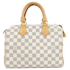 Louis Vuitton-Louis Vuitton Damier Azur Speedy 25cm Boston Bag-Other