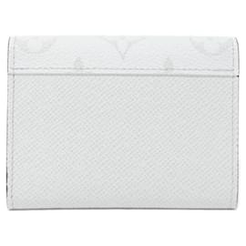 Louis Vuitton-Louis Vuitton Taiga Lama Envelope Carte de Visite Business Card Holder-White