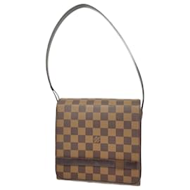 Louis Vuitton-Sac à bandoulière mini Damier Tribeca Louis Vuitton-Damier ebène