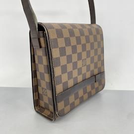 Louis Vuitton-Sac à bandoulière mini Damier Tribeca Louis Vuitton-Damier ebène